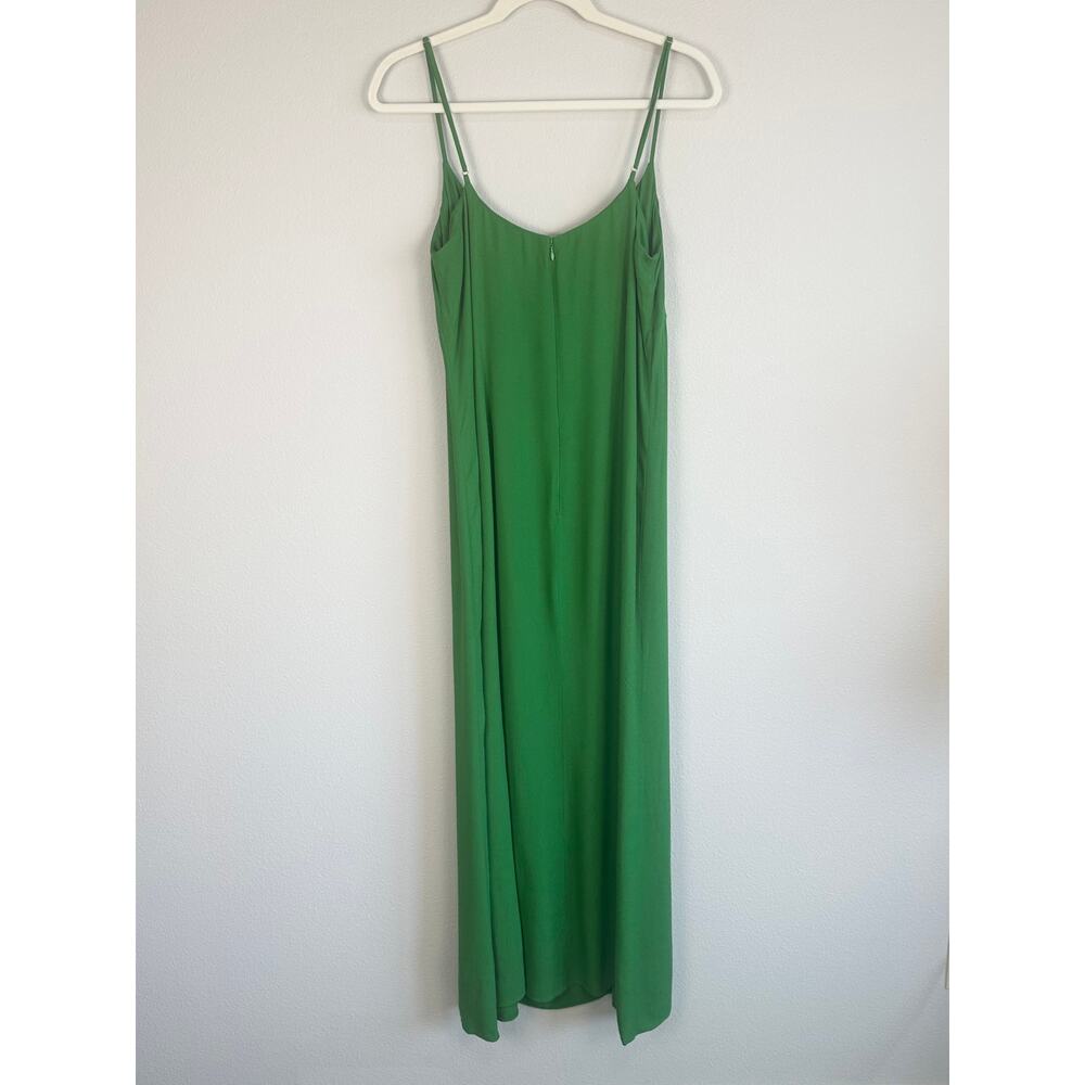 Reformation Liya Midi Slip Dress Kelly Green Size 12 NWT Party Vacation Resort - Picture 4 of 7